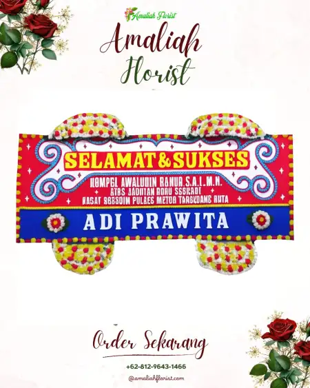 Papan Bunga Ucapan Selamat Samalantan